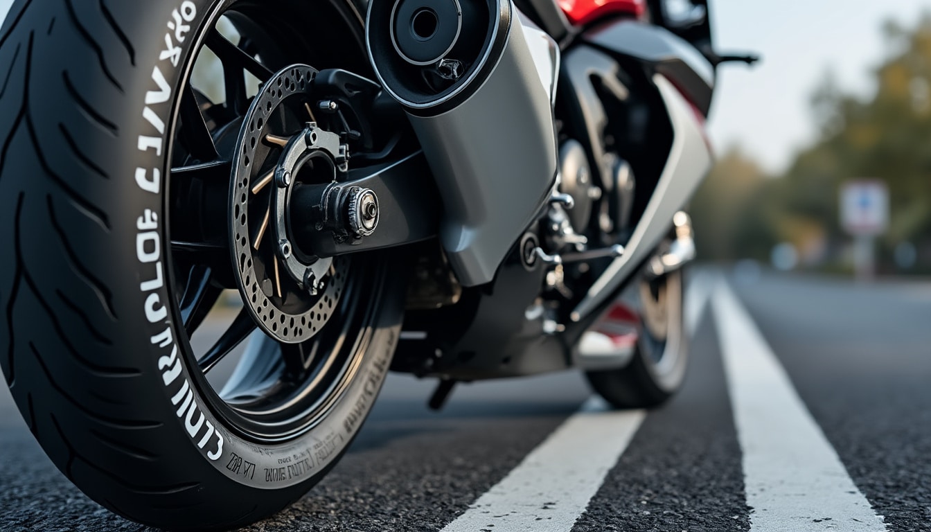 Pression pneu moto 180 55 zr17 : ce que dit la réglementation routière