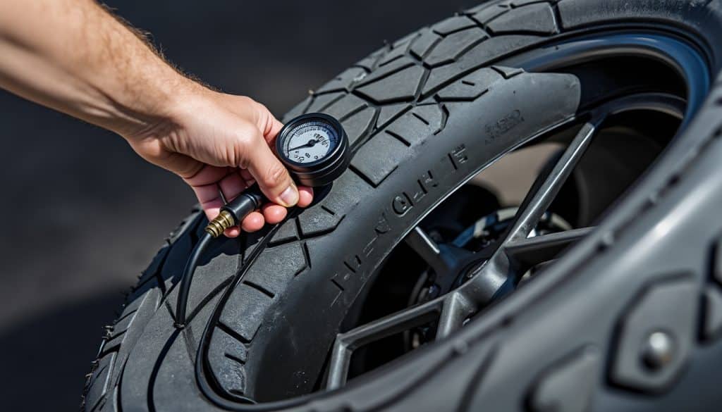 Quelle pression pour pneu moto ?