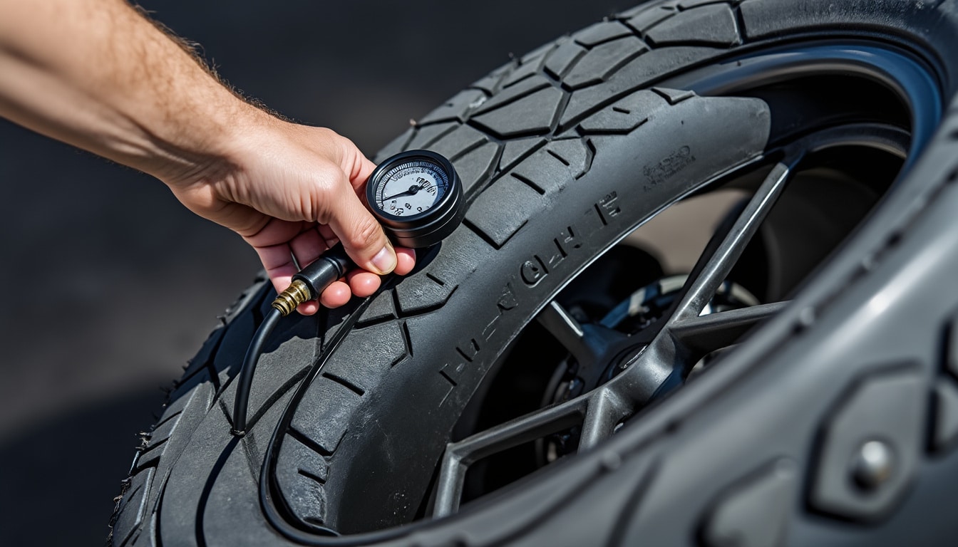 Quelle pression pour pneu moto ?