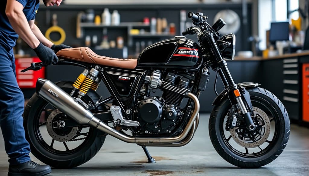 Zontes 125 scrambler améliorer performance : coût et entretien