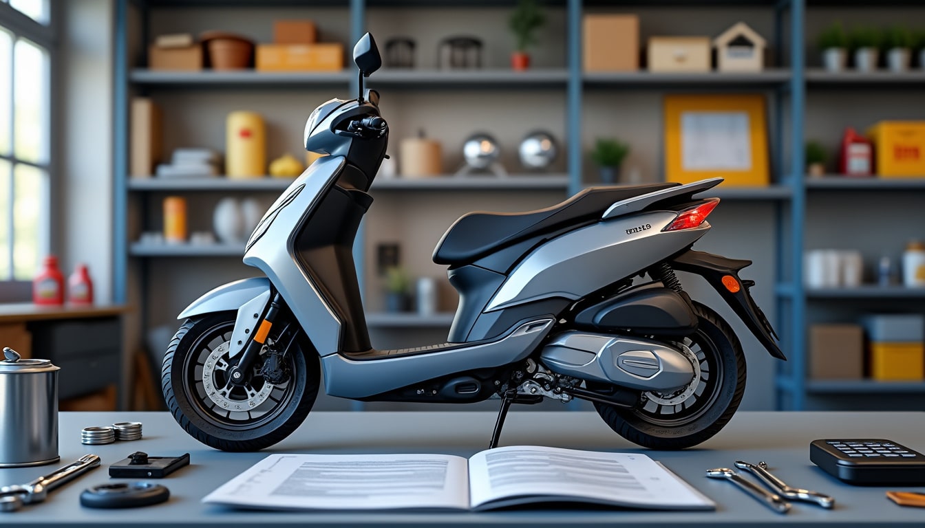 Carte grise pour un scooter : les repères de coût et d&rsquo;entretien