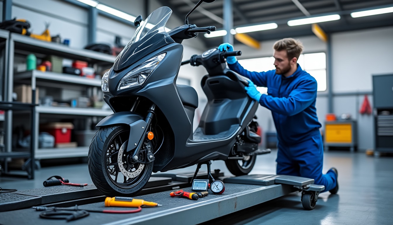 Controle technique pour scooter 125 : coût et entretien