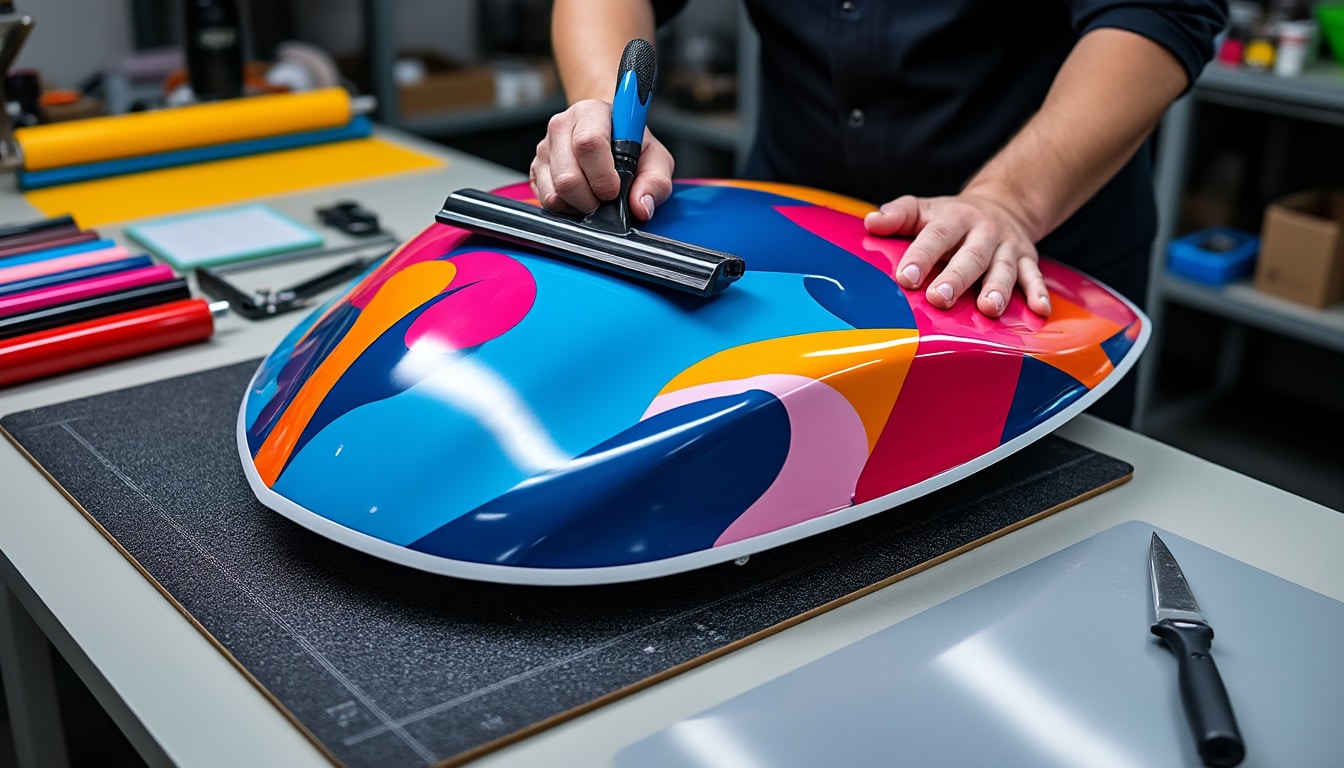 Stickers et kit déco : découpe, pose et durée de vie